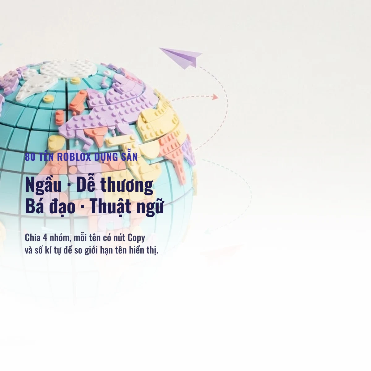 80 tên Roblox ngầu, dễ thương, bá đạo