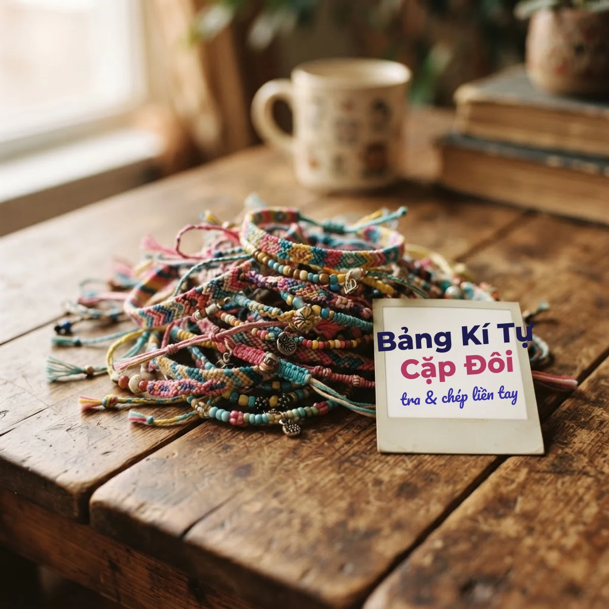 Bảng kí tự cặp đôi để tra và sao chép