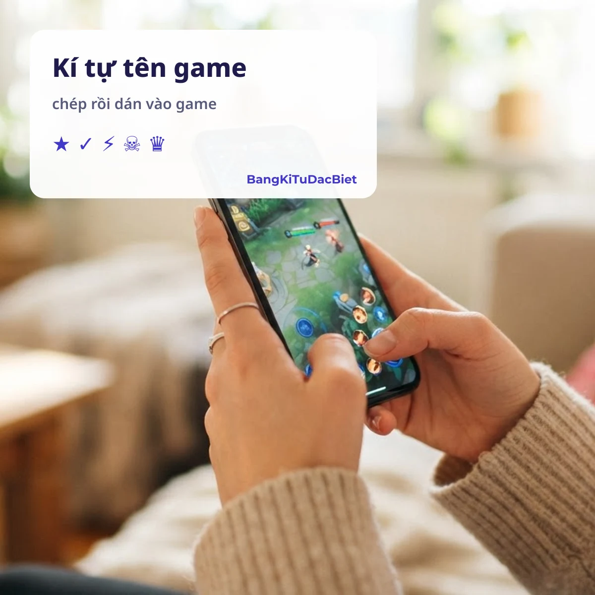 Kí tự đặc biệt hay dùng trong tên game