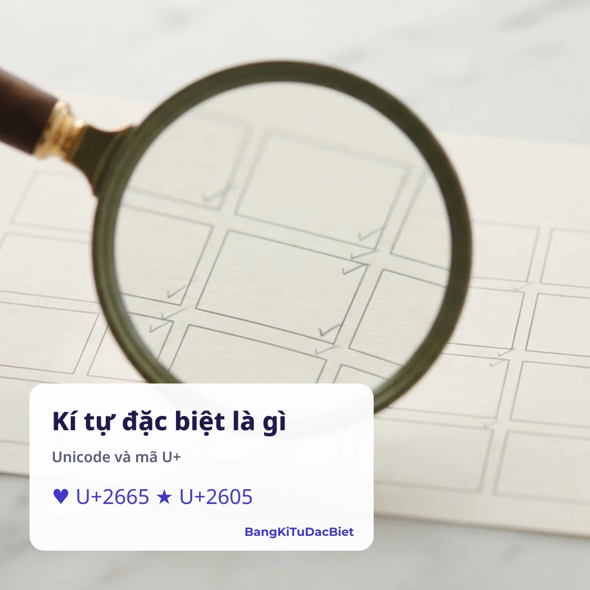 Kí tự đặc biệt là gì: Unicode và mã U+