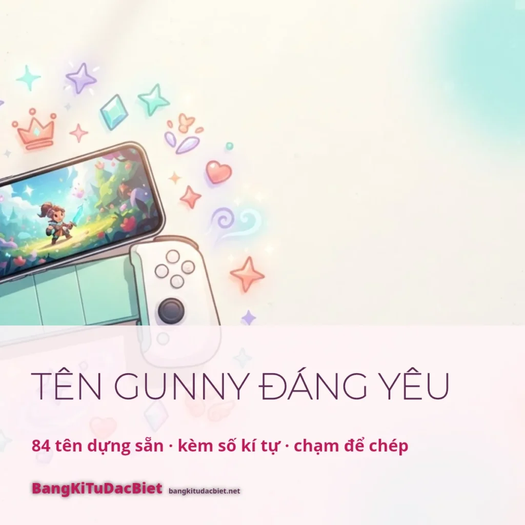 Tên Gunny ghép kí tự đặc biệt